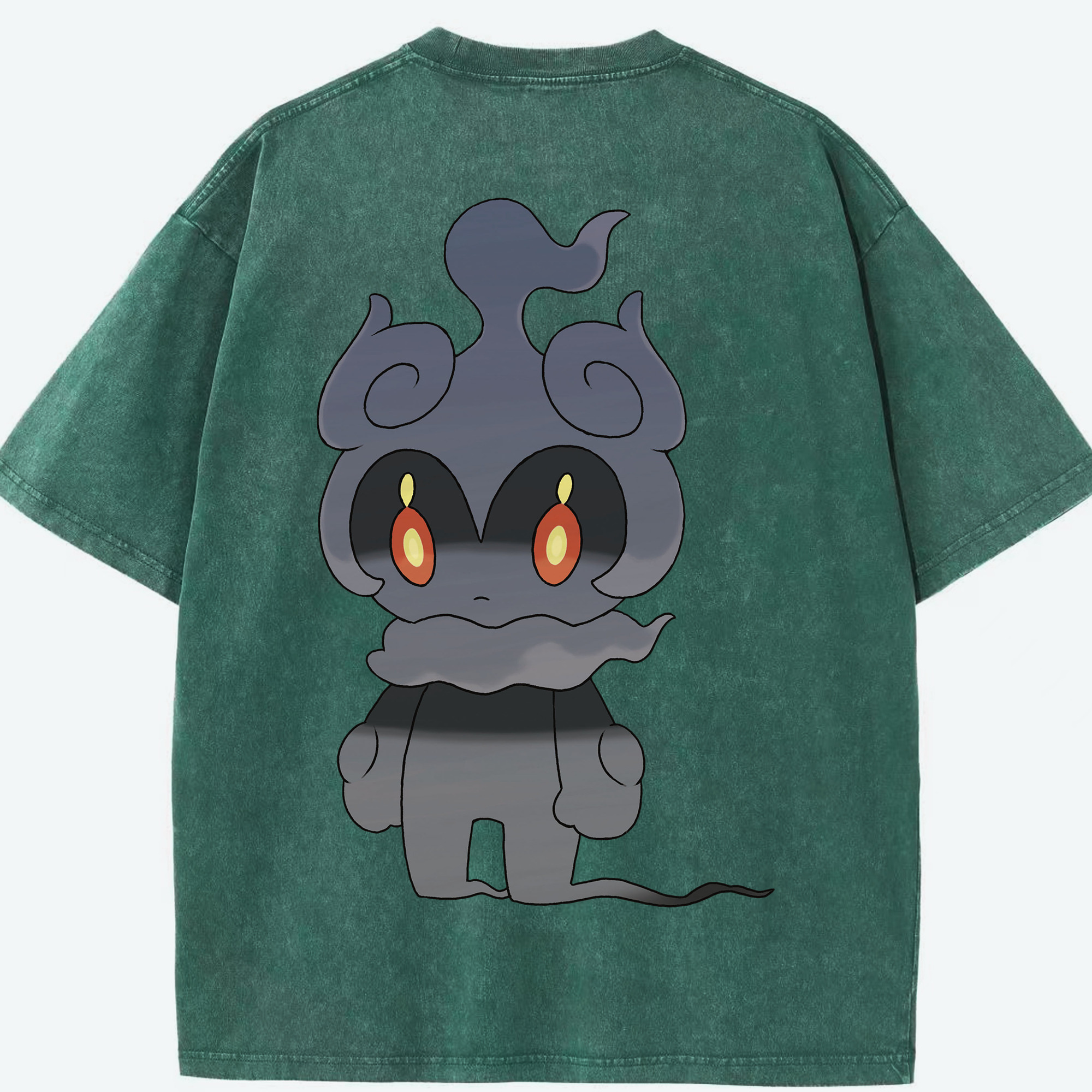 （画像用） ポケットモンスター Pokémon 綿100% ヴィンテージ風 半袖Tシャツ（背面プリント）
